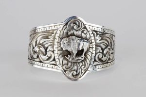 Sterling Silver Buffalo Cuff Bracelet (Small)