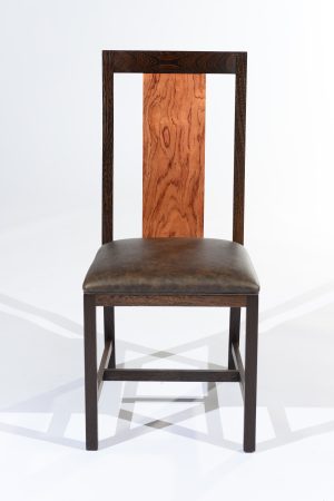 Dining Chair With Leather Seat