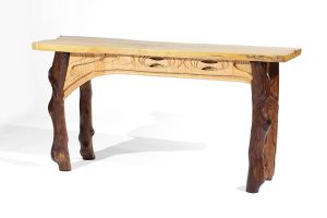 Live Edge Walnut Console