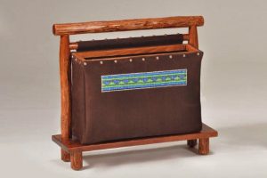 Beaded Magazine Rack