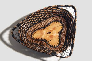 Poplar Wood Center Basket