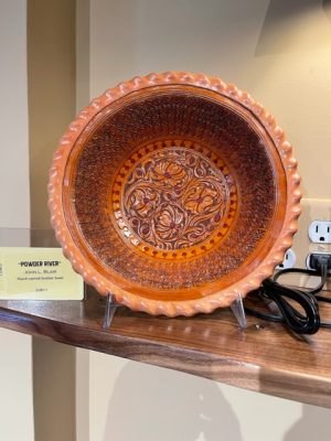 Powder River - Fancy Leather Bowl