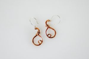 Copper Vine Earrings