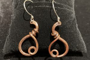 Copper Vine Earrings