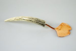 Copper Ginkgo Hors D'oeuvres Server