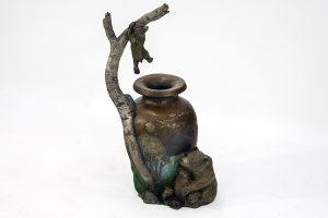 Grizzly 399 Bronze Vase