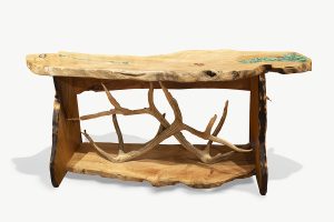 Tamarack and Antler Entry Table