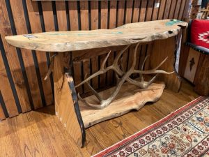 Tamarack and Antler Entry Table