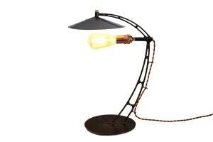 Metal Cowboy Lamp